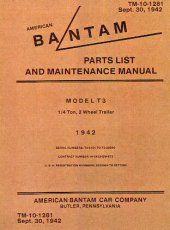 Bantam Parts & Manual