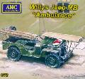 AMC 1:72 Willys Jeep MB Ambulance