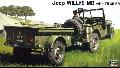 HASEGAWA 1:24 Jeep Willys MB + trailer